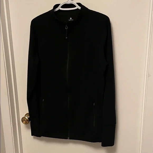 Tuff Athletics Black Full Zip Jacket & Leggings Size XL - Picture 1 of 7